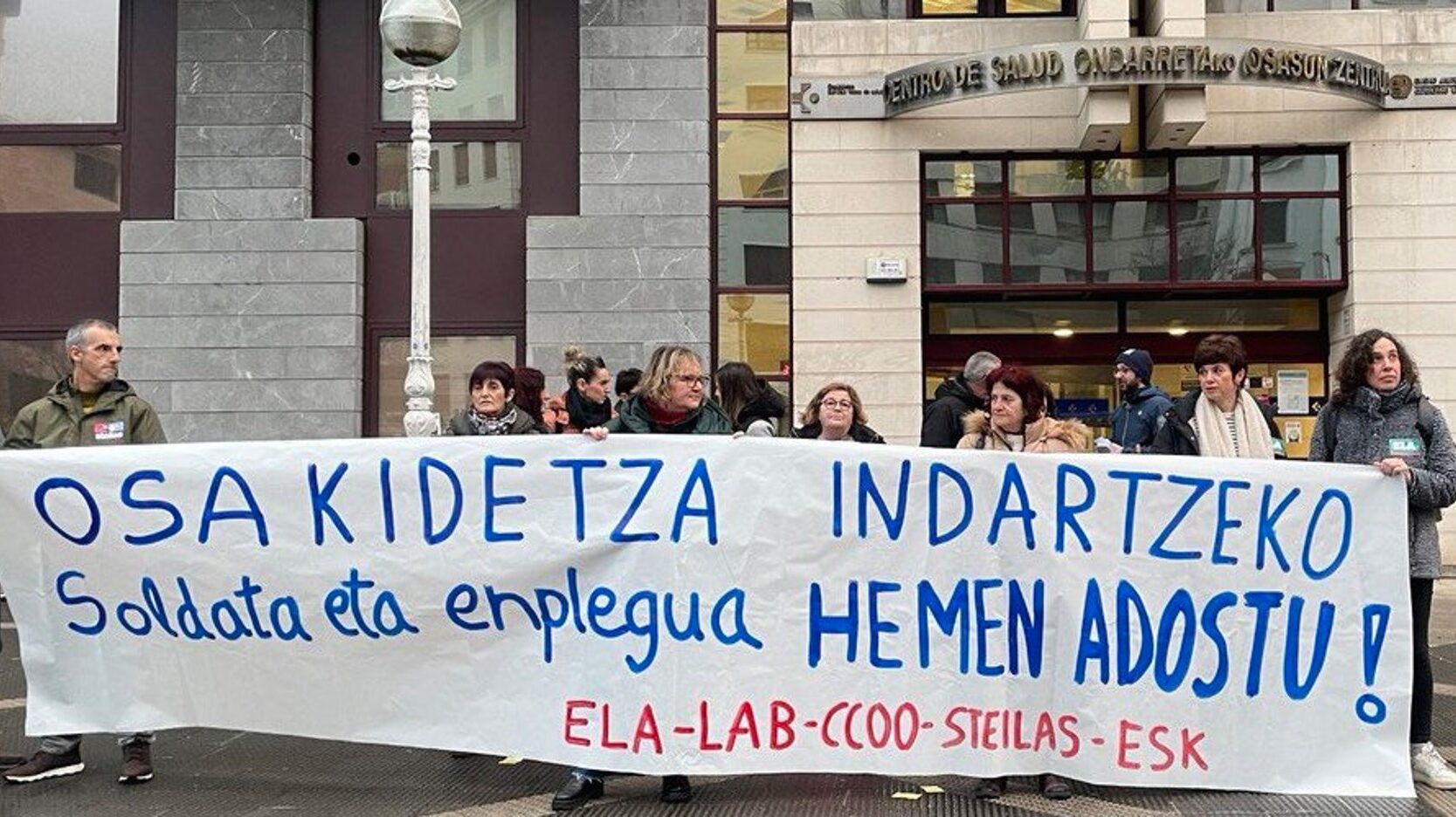 Osakidetza afirma que el seguimiento de la huelga en el turno de noche ...