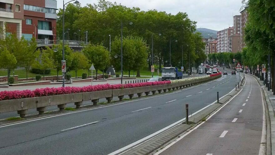 Bilbao cortará desde este miércoles un carril en la avenida Lehendakari Aguirre por obras