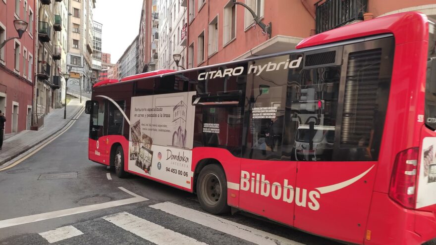 La plantilla de Bilbobus comenzará una huelga indefinida el 9 de abril