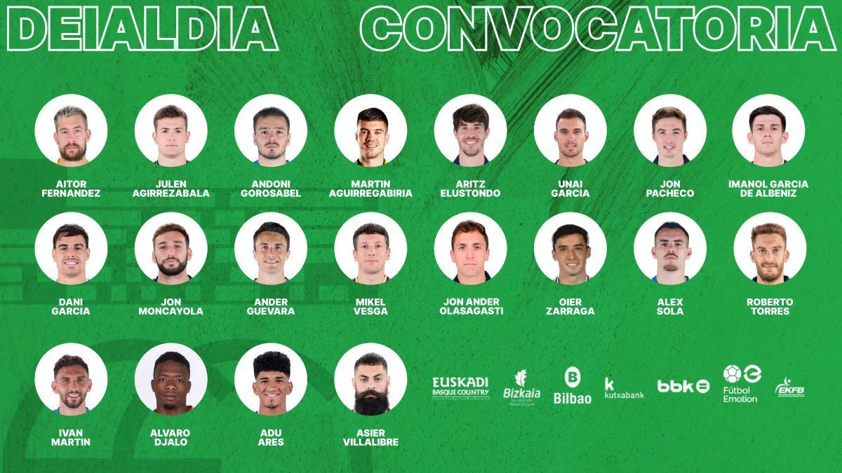 Djaló e Ivan Martín, principales atractivos en la primera lista de Arrasate con la Euskal Selekzioa