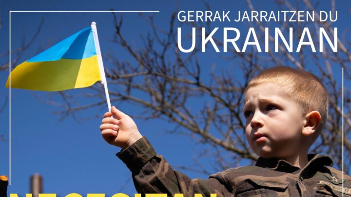 Chernobil Elkartea busca al menos una veintena de familias dispuestas a acoger a niños de Ucrania durante el verano
