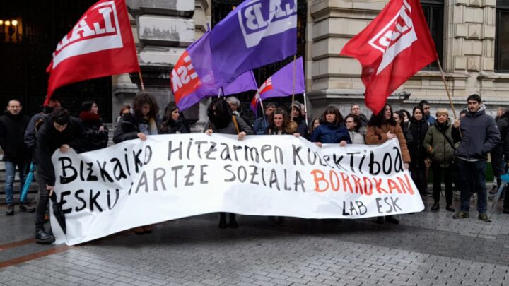 LAB y ESK convocan huelga el 17 de abril en el sector de Intervención Social de Bizkaia