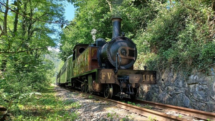 El Museo Vasco de Ferrocarril pone en circulación cuatro trenes de vapor