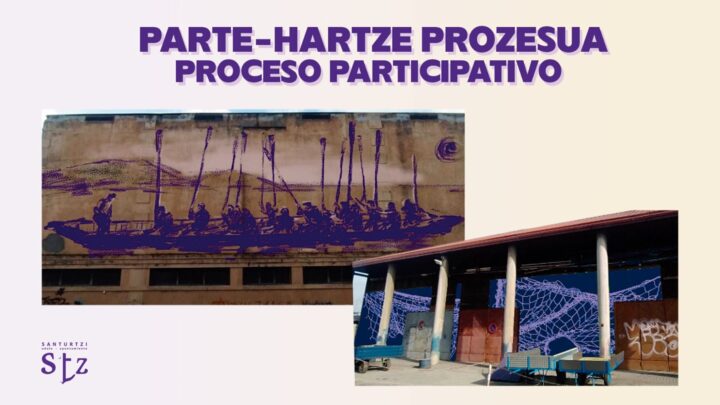 Santurtzi elige dos murales relacionados con la Sotera y las redes de pescadores para el club de remo y las lonjas