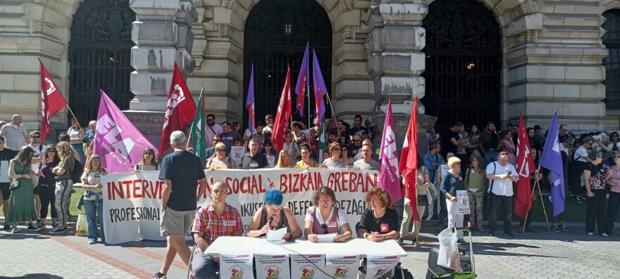 ELA llama a los trabajadores de intervención social de Bizkaia a la jornada de huelga del 8 de mayo