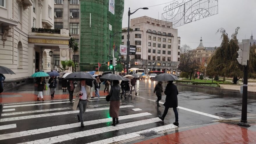 Euskadi activa en la tarde de este sábado el aviso amarillo por precipitaciones intensas