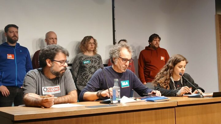 Los sindicatos quieren que los salarios del sector público se negocien en Euskadi