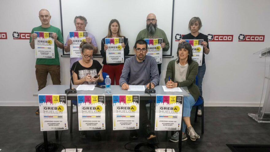 Artes gráficas Bizkaia convoca huelga del 11 al 13 de junio ante el bloqueo patronal al nuevo convenio