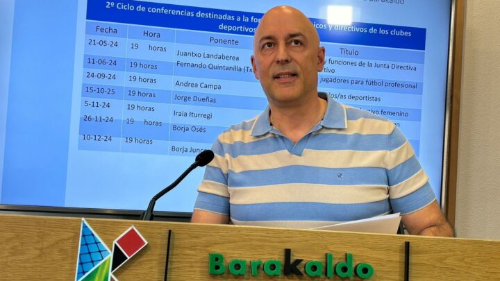 Barakaldo Kirolak organiza un nuevo ciclo de conferencias formativas