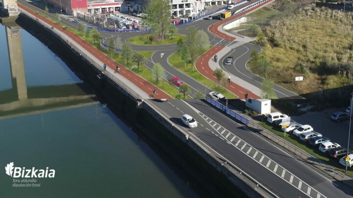 Las obras del bulevar de la ría obligarán a cortar un carril hasta diciembre entre Bilbao y Erandio