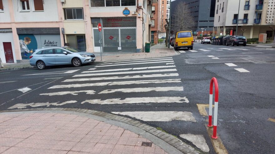 Bilbao inicia las obras de ampliación de aceras de la calle Monte Eretza