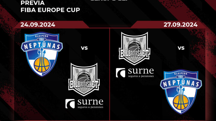 El Surne Bilbao Basket se medirá al Neptunas Klaipeda lituano en la previa de la FIBA Europe Cup