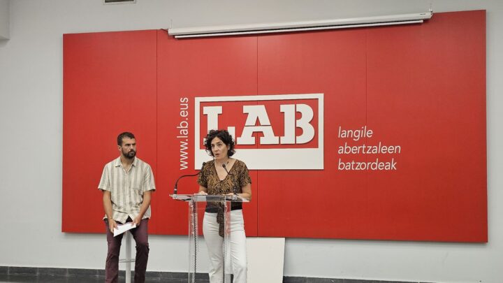 LAB lucha «en defensa de convenios colectivos y en contra de los ataques por parte de la patronal»