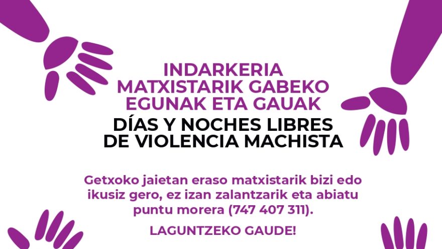 Detenido un individuo de 24 años en Getxo, acusado de una agresión sexual