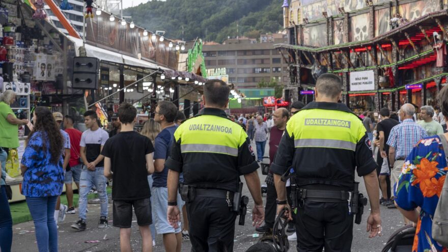 Quince detenidos en la segunda jornada de la Aste Nagusia de Bilbao