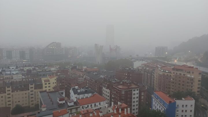 Comienza a llover en Bizkaia: El tiempo seguirá lluvioso hasta el domingo