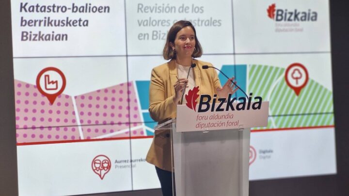 Hacienda comienza a notificar los nuevos valores catastrales de Bizkaia a más de 700.000 titulares