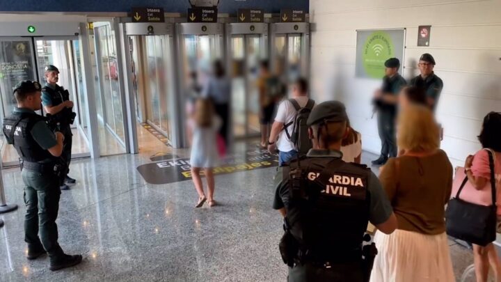 Detienen en el aeropuerto de Bilbao a un pasajero por malos tratos en el ámbito familiar