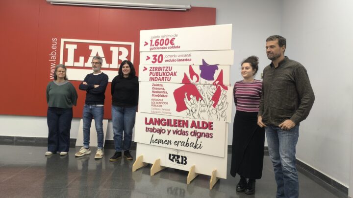 LAB inicia una campaña de movilizaciones: «Este gobierno no tiene voluntad o capacidad para plantear soluciones»