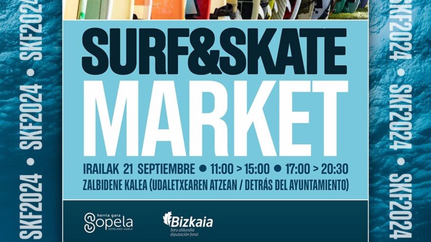 Sopela acogerá este fin de semana un mercado de empresas de surf y skate