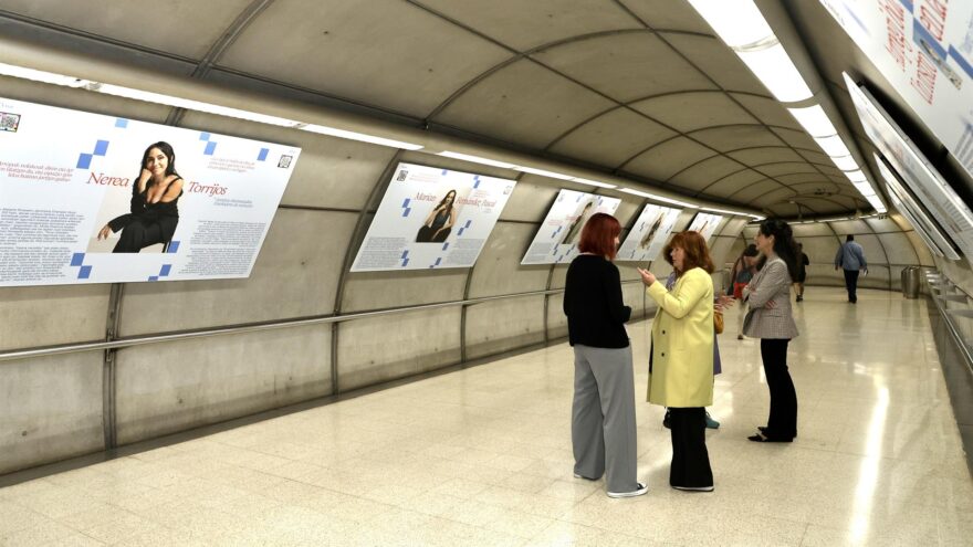 ‘Un rostro en la multitud’, la nueva exposición del Metro de Abando