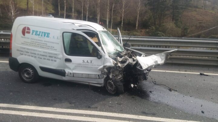 Uno de cada tres accidentes de tráfico graves en Euskadi se produce en el ámbito laboral