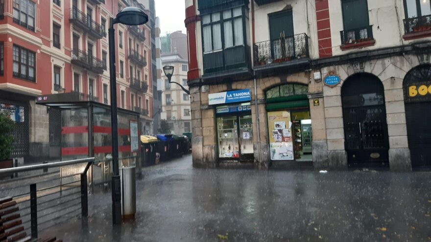 El tiempo este martes en Bizkaia: lluvia y descenso de las temperaturas