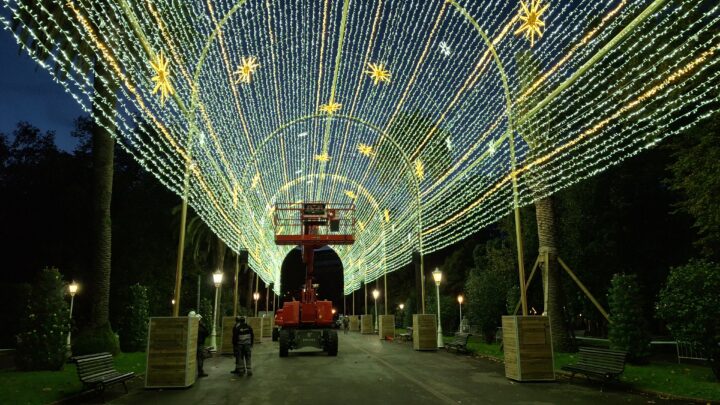 Las luces navideñas en Bilbao: Se quedan cortas