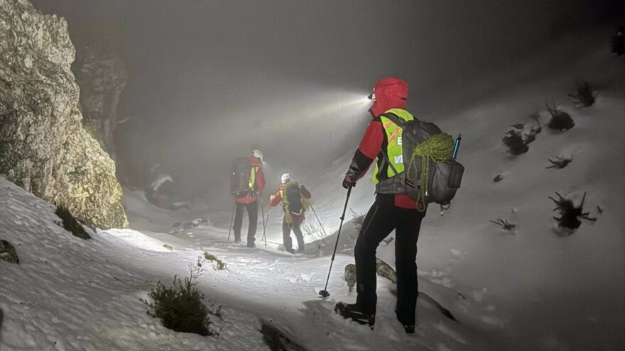 La Ertzaintza rescata a dos montañeros holandeses en el Gorbea