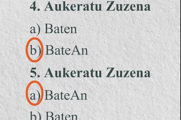 ¿Qué diferencia hay entre ‘baten’ y ‘batean’?