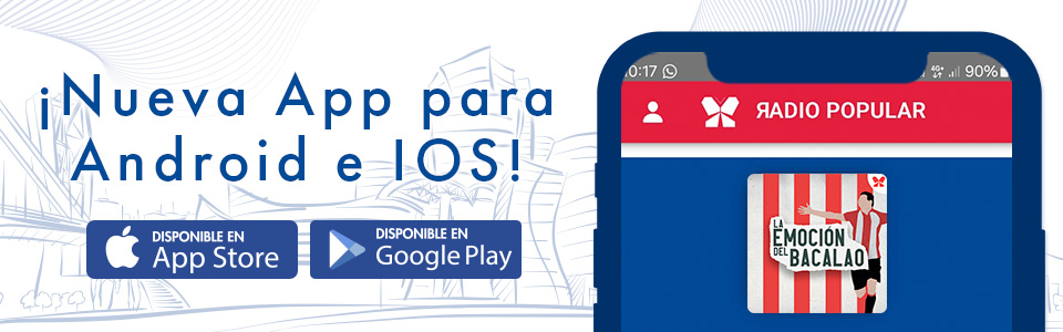 Banner de Nueva App de Radio Popular – Herri Irratia en Bilbao