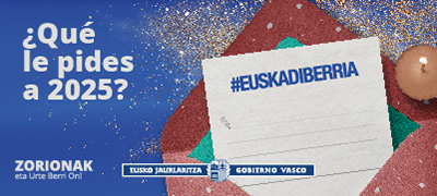 Banner de Euskadi Berria en Bilbao