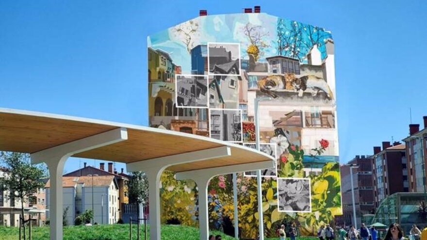 Getxo inicia la ejecución del mural ‘Auzotarren mosaikoa’