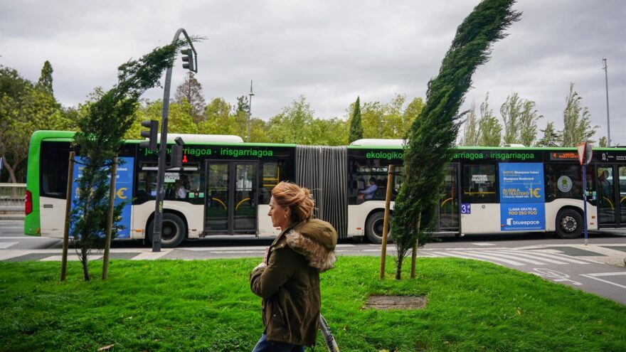 Euskadi activa este viernes el aviso amarillo por rachas de viento de hasta 100 km/h