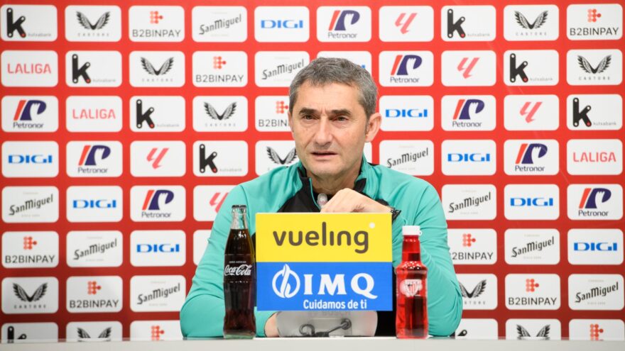 Ernesto Valverde: «Tenemos que defender nuestro cuarto puesto»