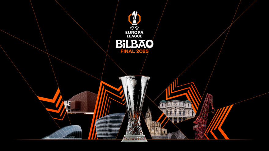 San Antón, el Euskalduna y el Arriaga, presentes en los logos de la final de Europa League en Bilbao