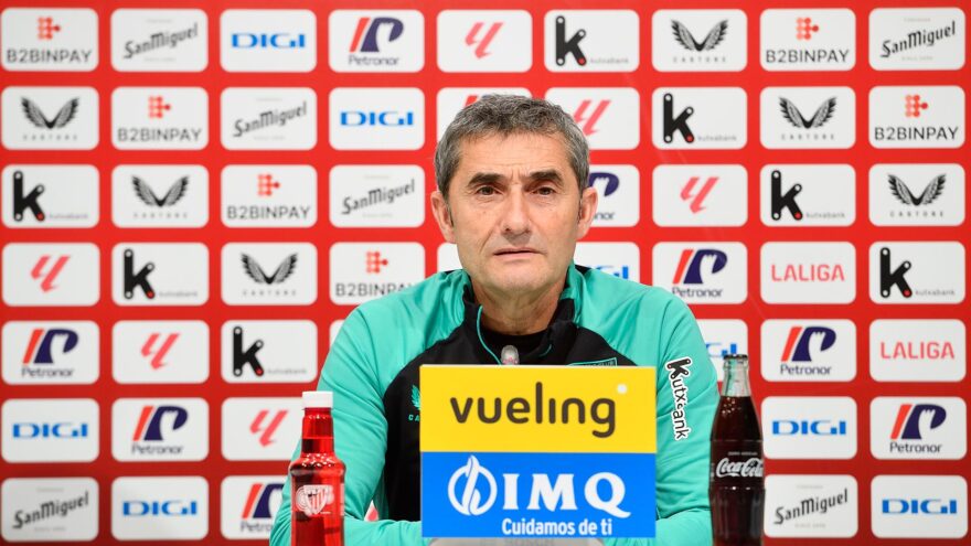 Ernesto Valverde: «Tenemos ganas de seguir sumando»