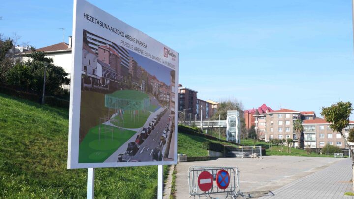 Getxo comienza las obras del nuevo parque de Arene