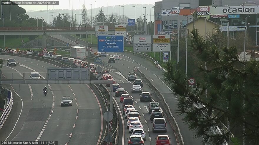 Conduce en sentido contrario 15 kilómetros desde Areta a Bilbao sin provocar ningún accidente