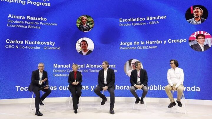 Bizkaia impulsa su estrategia cuántica en el Mobile World Congress de Barcelona