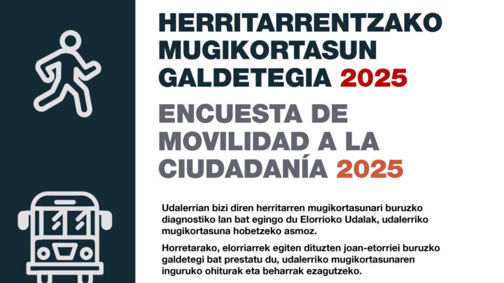 Elorrio impulsa la mejora de la movilidad con una encuesta ciudadana