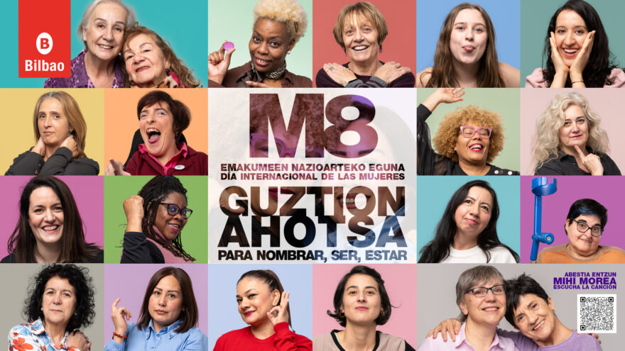 El Ayuntamiento de Bilbao se ha sumado a la celebración del 8M, el Día Internacional de las Mujeres con un acto en el salón árabe.