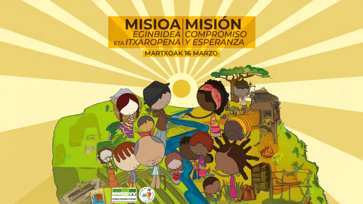 Celebración de la campaña anual de Misiones Diocesanas Vascas el domingo 16 de marzo