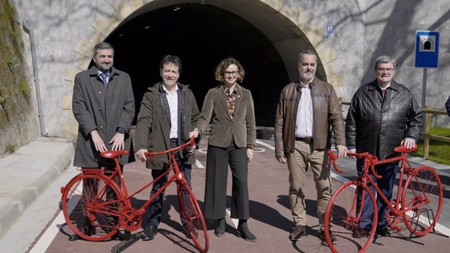 El bidegorri entre Basauri y Bilbao prevé 2.100 ciclistas y peatones al día en 2029