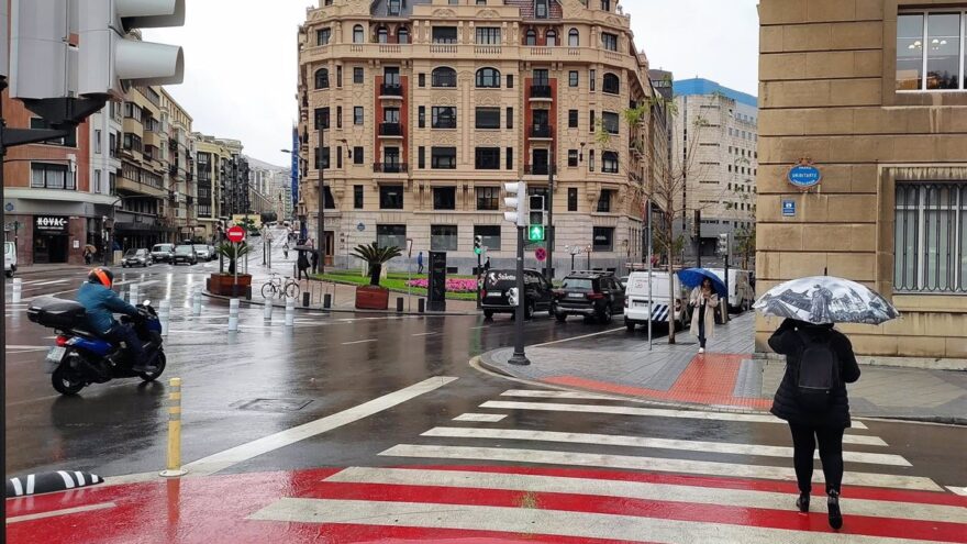 Semana Santa pasada por agua en Euskadi, con solo una breve tregua