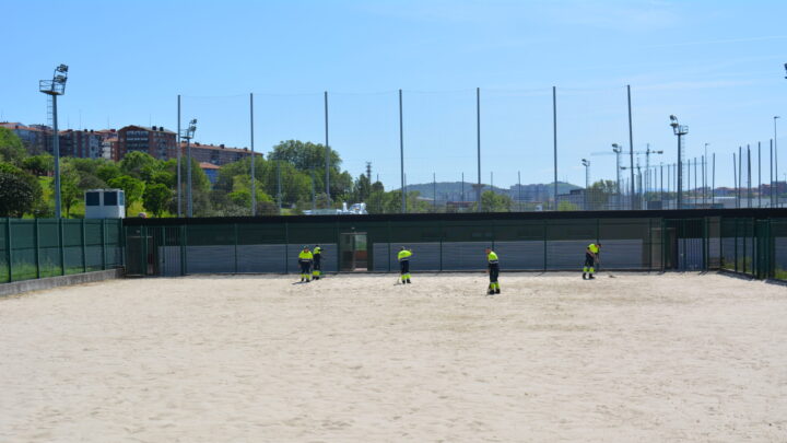 Sestao invierte 19.000 euros en mejorar el campo de arena de Galindo