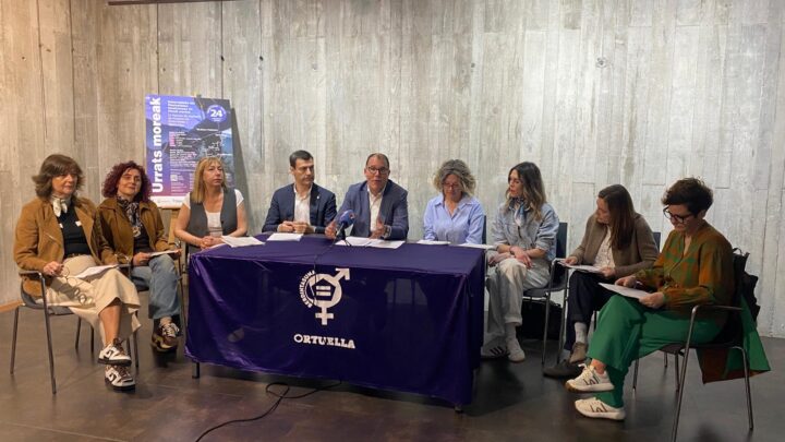 Ortuella acoge la presentación de la IV Marcha de Montaña de Mujeres ‘Urrats Morea’