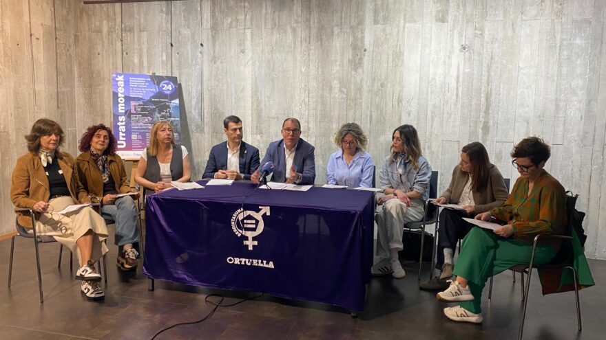 Ortuella acoge la presentación de la IV Marcha de Montaña de Mujeres ‘Urrats Morea’