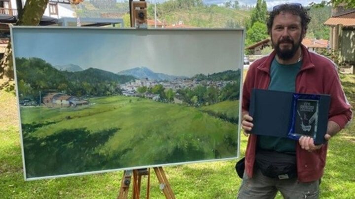 Berriz premia a los ganadores del XXVI Concurso de Pintura de Calle
