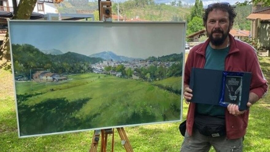 Berriz premia a los ganadores del XXVI Concurso de Pintura de Calle